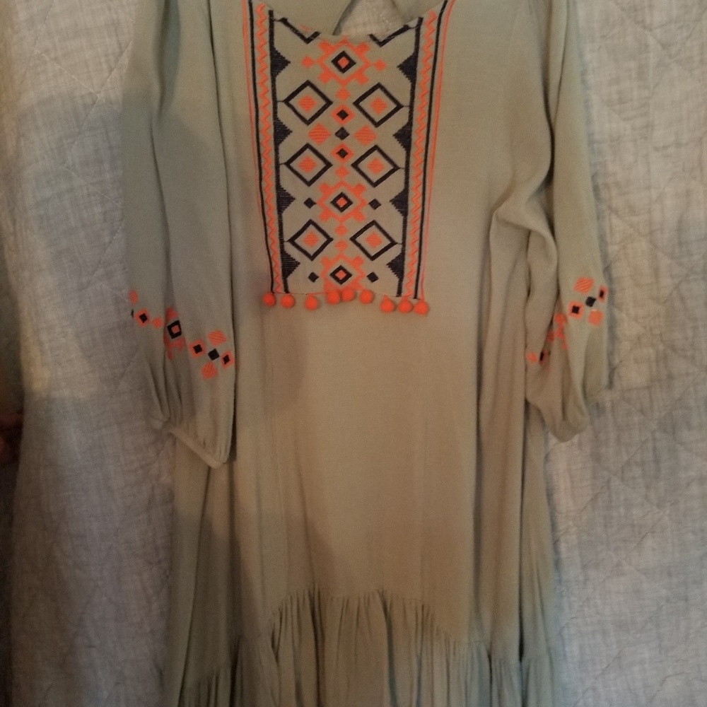 Mint green tunic/ dress